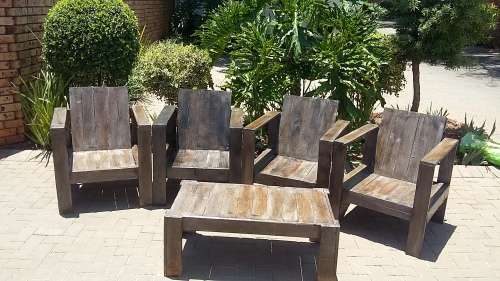 4 X Chair 1 X Table Patio set