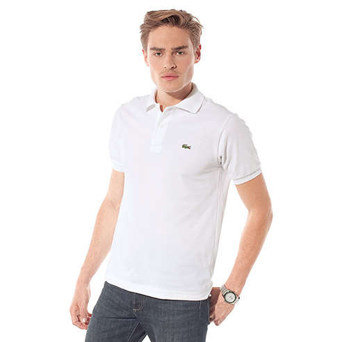Lacoste Classic White Polo Shirt Size 4 (M), New With Tags