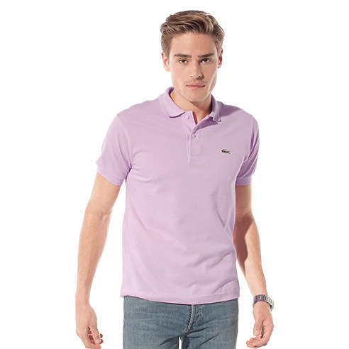 Lacoste Classic Lilac Polo Shirt Size 4 (Medium), New With Tags