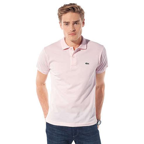 Lacoste Classic Light Pink Polo Shirt Size 4 (M), New With Tags
