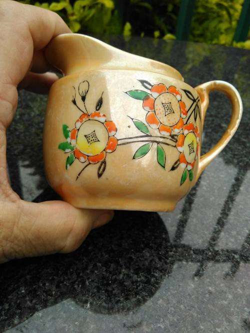 LUSTERWARE - Vintage Made in Japan Creamer / Milk Jug - (Floral)