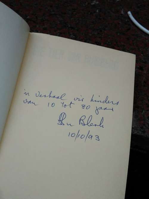 BLERK, H.S. van - Die Tier van Ruigberg - (Pragtige Getekende Sagteband)