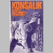 KONSALIK, Heinz G. - Poste Resante, Venesie 1 - (Pragtige Hardeband in Stofomslag)