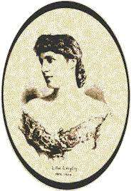 SICHEL, Pierre -  The Jersey Lily : A novel based on the life of Lily Langtry - (Hardcover)