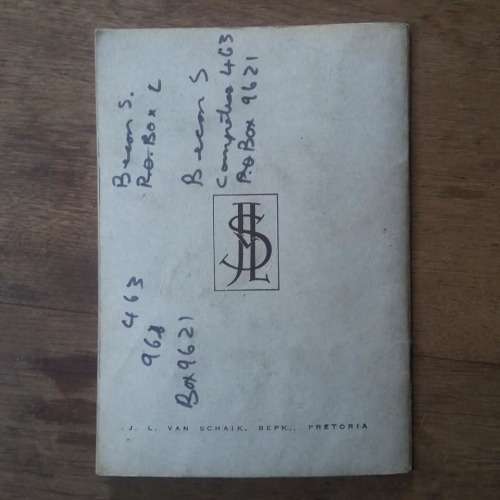 AAA - VOSTER, Ben - Die Spook by die Kareeboom - [Uit eie Bodem Reeks, J.L.van Schaik - (Sagteband)