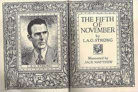 STRONG, L.A.G. - The Fifth of November - (1940 Smaller Hardcover)