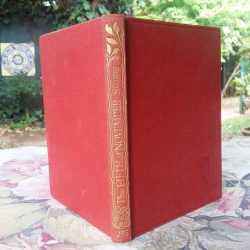 STRONG, L.A.G. - The Fifth of November - (1940 Smaller Hardcover)