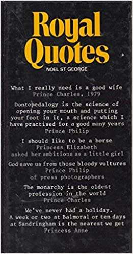 *** Missing Book *** GEORGE, Noel St. - Royal Quotes - (Hardcover)