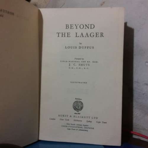 DUFFUS, Louis - Beyond the Laager - (Hardcover)