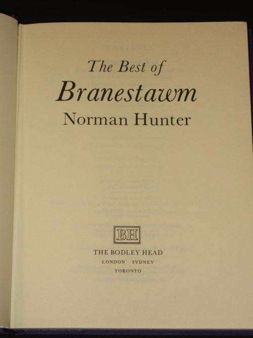 HUNTER, Norman - The Best of Branestawm - (Hardcover in Wrapper)