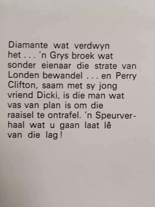 ECKE, Wolfgang - Die Man met die Grys Broek - (Hardeband in Stofomslag)