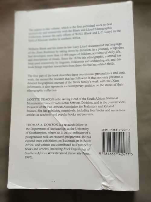 DEACON & DOWSON - Voices from the Past: Xam Bushmen and the Bleek and Lloyd Collection - (Paperback)