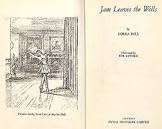 HILL, Lorna - Jane Leaves the Wells - [Sadler`s Wells # 5] - (First Edition Hardcover in Wrapper)