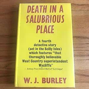 BURLEY, W.J. - Death in a Salubrious Place - (Excellent 1st Edition Hardcover in Wrapper) *
