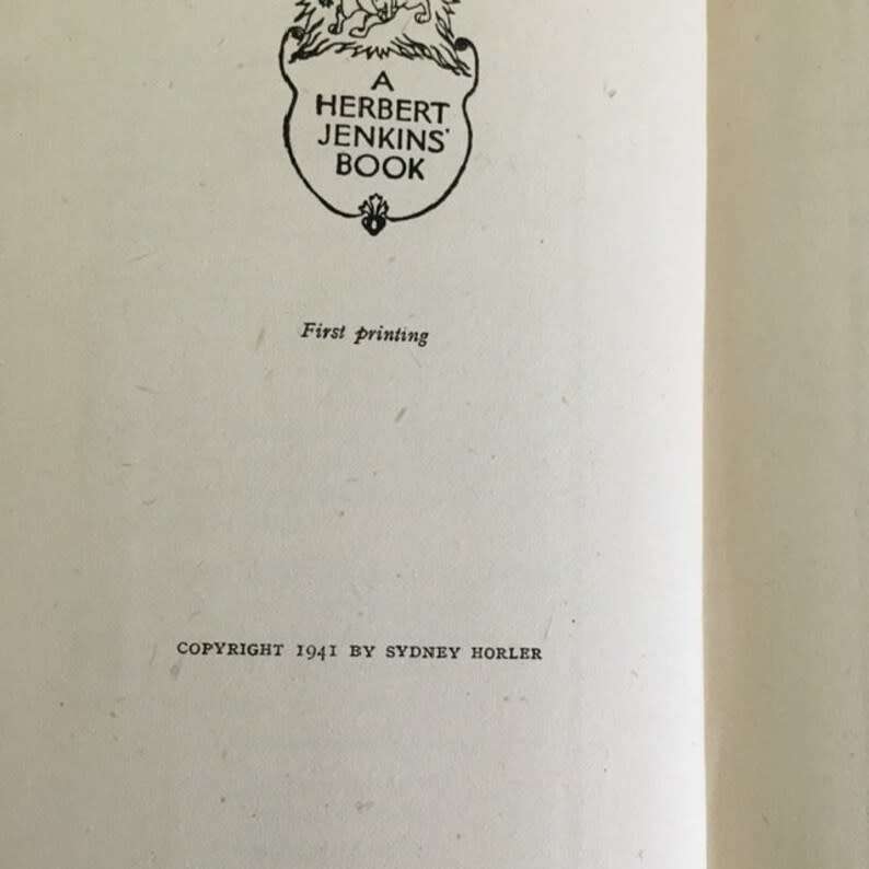 HORLER, Sydney - The Man who Stayed to Supper : A Comedy - (1st Edition Hardcover)