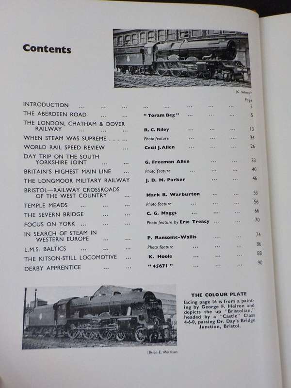 ALLEN, G. Freeman Allen (edited by) - Trains Illustrated Annual 1959 - (Hardcover)