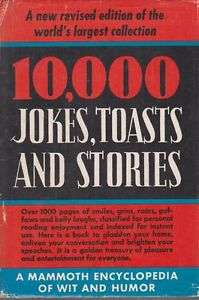 COPELAND, Lewis & Faye (Editors) - 10,000 Jokes, Toasts and  Stories - (Hardcover in Wrapper)