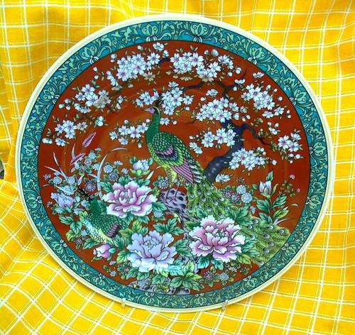 BEAUTIFUL LARGE IMARI TYPE PLATE - Perfect Condition - Diameter 25 cm