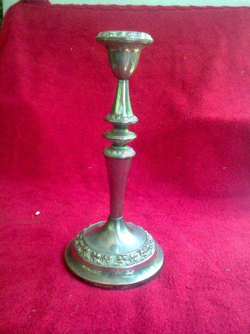 SILVER PLATED CANDLESTICK