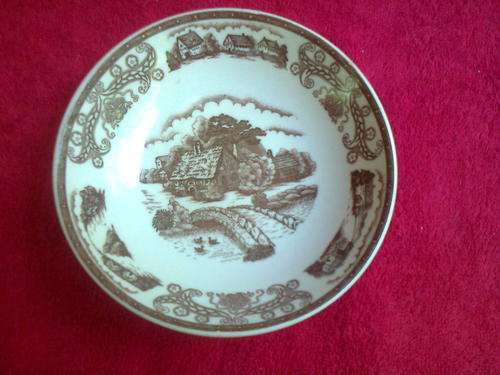 PUDDING OR CEREAL BOWL With Rural Scene