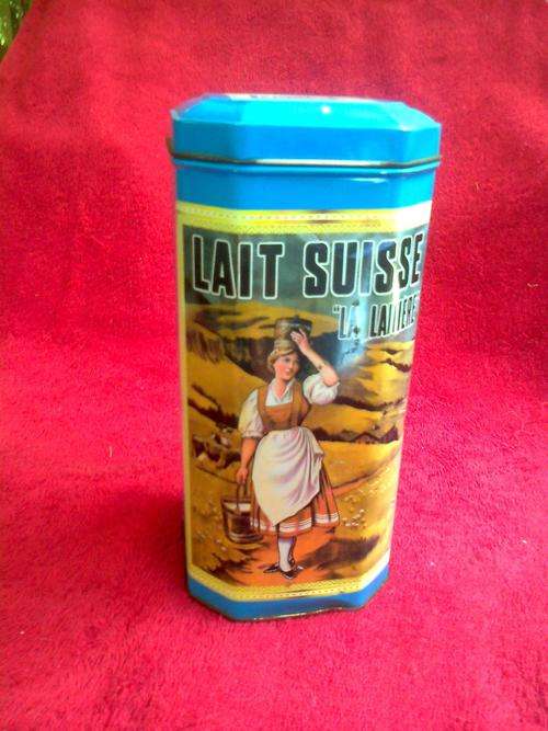 UNUSUAL VINTAGE NESTLE MILK TIN