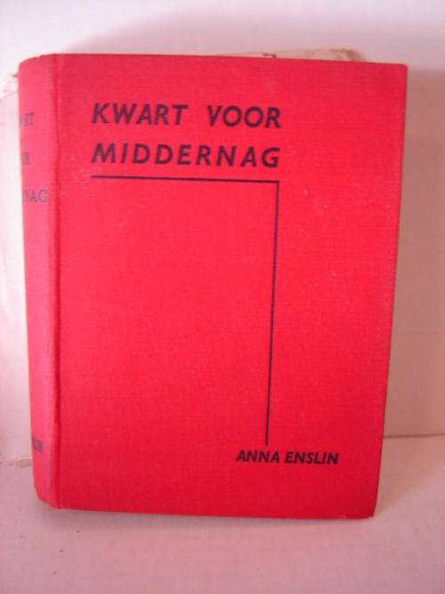 ENSLIN, Anna - Kwart voor Middernag - (Hardeband)