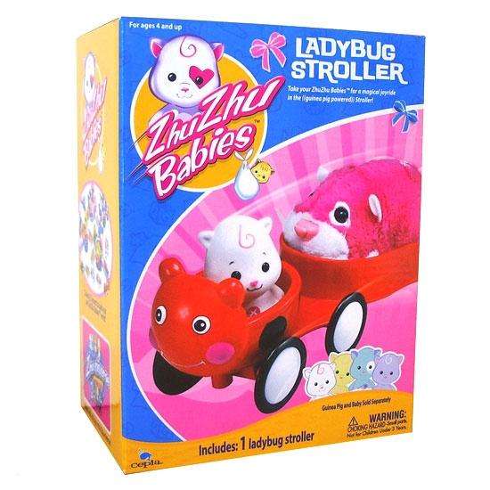 Zhu Zhu Babies Ladybug Stroller