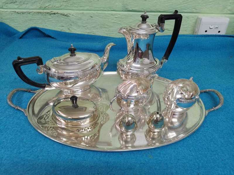 SILVER PLATED COFFEE SET