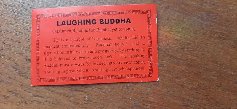 LOVELY SET OF 6 LAUGHING BUDDHAS