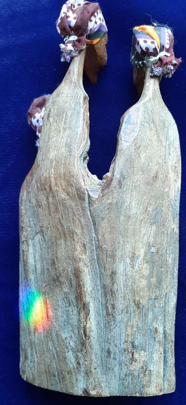 MOZAMBICAN THREE LADIES CARVING