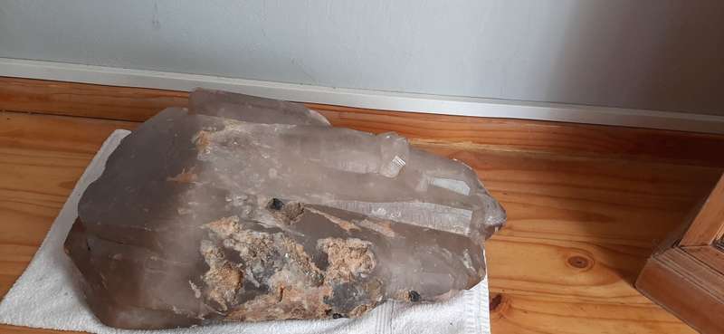 HUGE 50+KG DOUBLE TERMINATED MADAGASCAN QUARTZ CRYSTAL