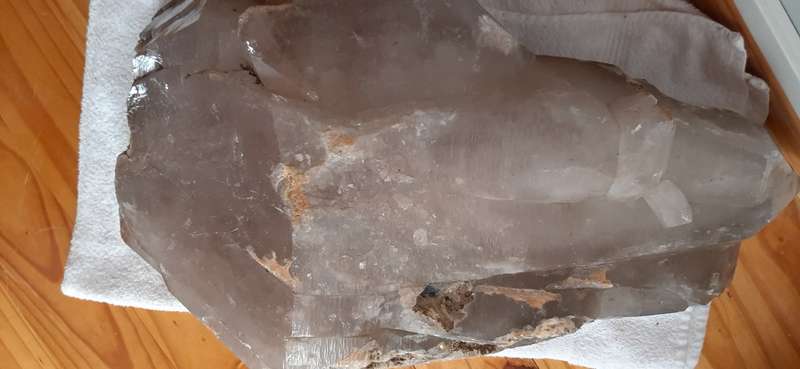 HUGE 50+KG DOUBLE TERMINATED MADAGASCAN QUARTZ CRYSTAL