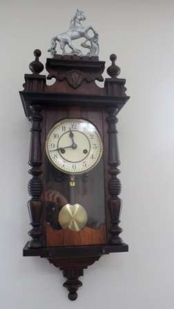 Beautiful Restored Mantle Clock with key, Working 100%! COURIER GUY R200