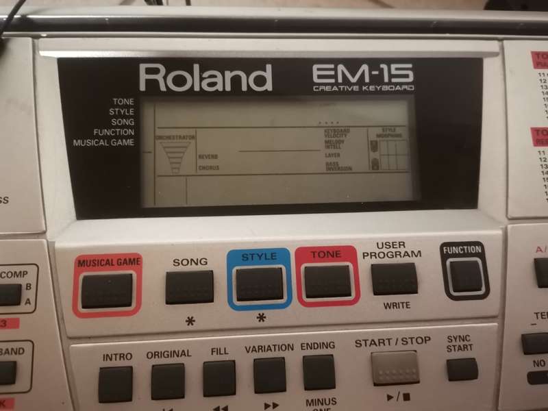 Roland EM-15 Creative Keyboard.