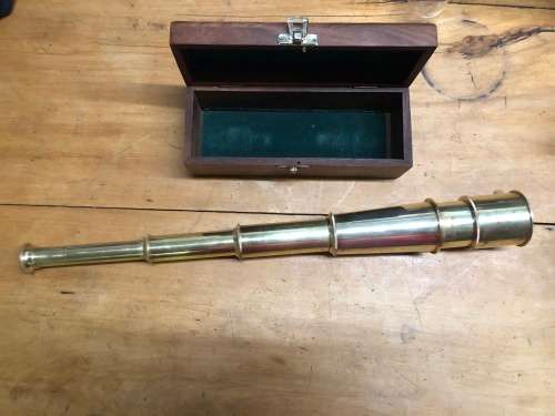 Ross of London Brass 15 inch replica telescope fully functional