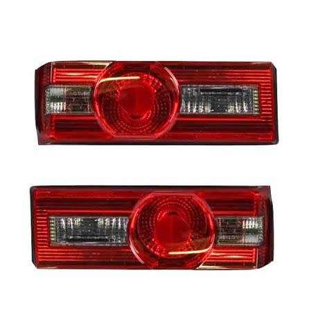 Golf 1 Velo Style Smoke & Red Tail Lights Set