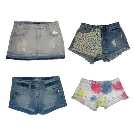 Ladies Guess & Lizzy Denim Shorts and Skirts