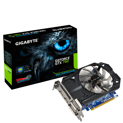 Gigabyte Geforce GTX 750 OC GDDR5 gaming graphics card