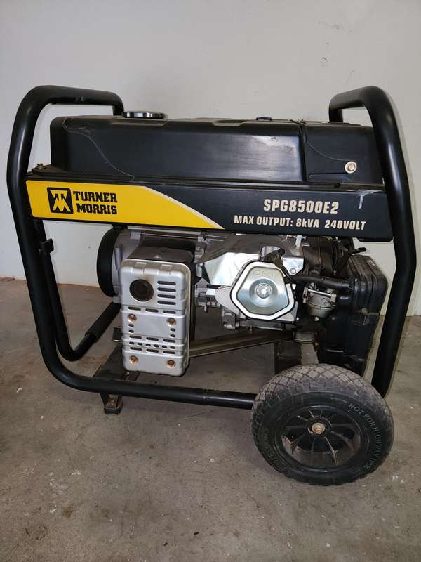 Turner Morris 8 kVa Petrol Generator Model SPG8500E2