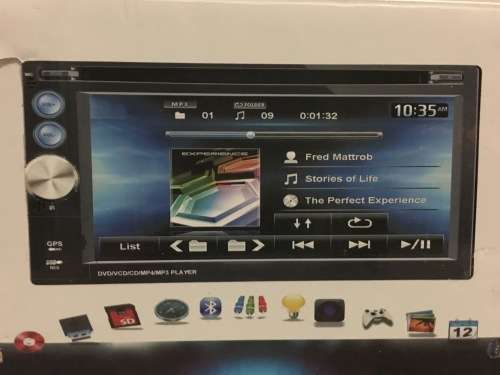 Double Din GPS DVD Radio