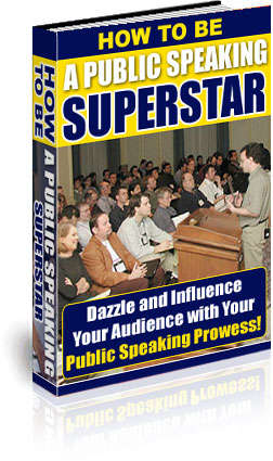 How to be a Public Speaking Superstar - Including Master Resale Rights