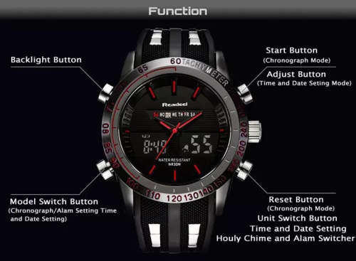Readeel Luxery Brand Watch Silver. Buy now and get free shipping.
