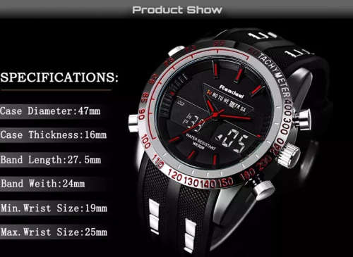 Readeel Luxery Brand Watch Silver. Buy now and get free shipping.