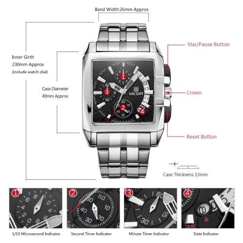 Megir Mens Watch