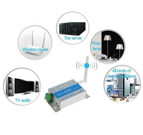 Smart gsm cellular wireless switch