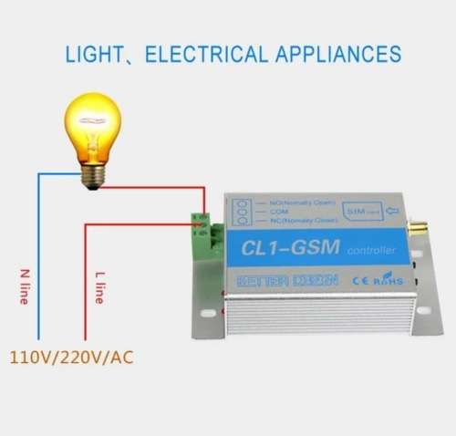 Smart gsm cellular wireless switch