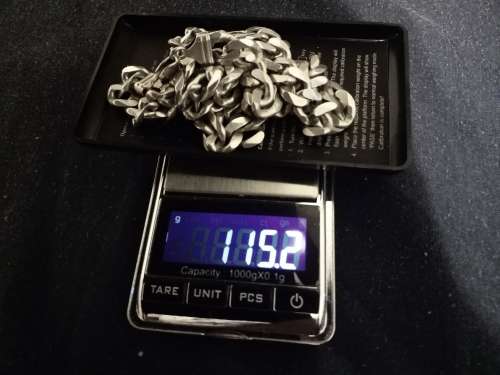 Genuine Silver Neck and Hand Chain