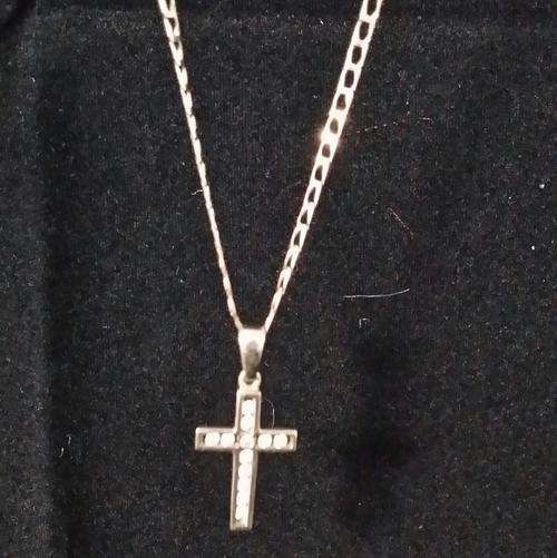 Gold Neck Chain with cross pendant 52cm