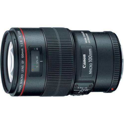 Canon EF 100mm f/2.8L IS USM Macro Lens for Canon Digital SLR Cameras