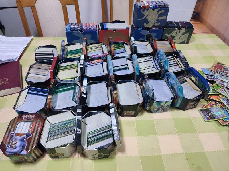 Bulk Yu-gi-oh/Pokemon Trading Cards 55kg